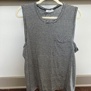 A.L.C. Sean Linen Muscle Tee
